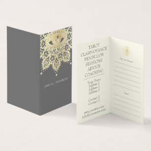 Consejería espiritual, Psíquica - Tarjeta de visit
