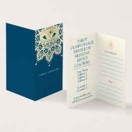 Consejería espiritual, Psíquica - Tarjeta de visit