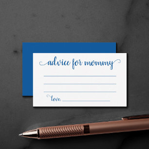 Consejo azul simple   Tarjeta Cerulean Keepsake