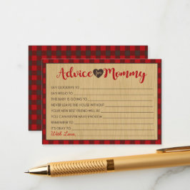 Consejo Baby Shower de Lumberjack para tarjetas de