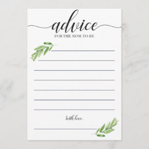 Consejo de Baby Shower verde para que mamá sea una