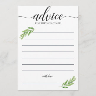 Consejo de Baby Shower verde para que mamá sea una