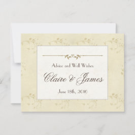 Consejo de Bodas Vintage Beige-Floral