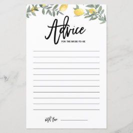 Consejo de Boho Lemon para la tarjeta de ducha de