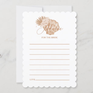 Consejo De Boho Seashell Para La Tarjeta De Juegos