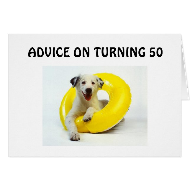 CONSEJO DE CUMPLEAÑOS "50" (Anverso (Horizontal))