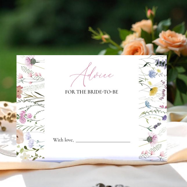 Consejo de ducha de novia floral para la tarjeta d (Subido por el creador)