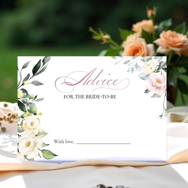 Consejo de ducha de novia floral para la tarjeta d (Subido por el creador)