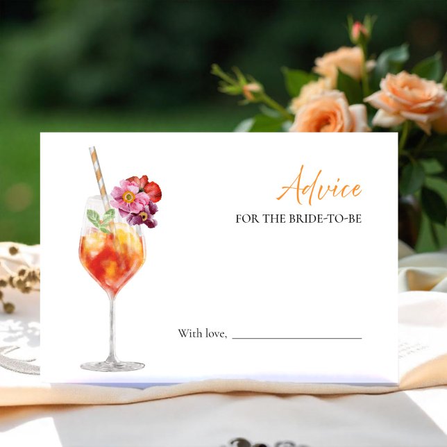 Consejo de ducha de novia Spritz para la tarjeta d (Subido por el creador)