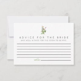 Consejo de flores silvestres para las tarjetas de