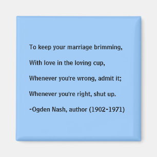 Consejo de la boda - imán