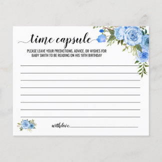 Consejo de la cápsula Blue Time para tarjeta bilin
