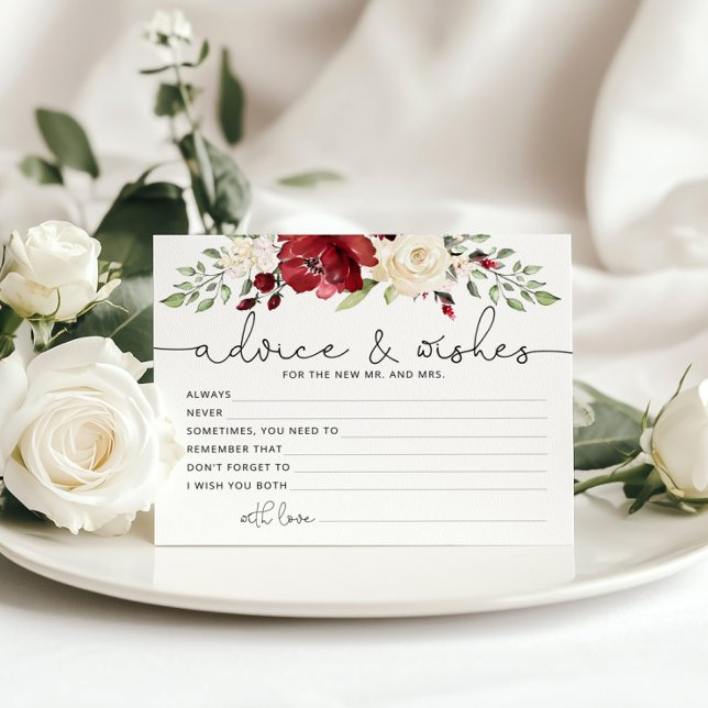 Consejo de novias de Borgoña y tarjeta de deseos (Subido por el creador)