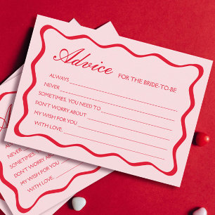 Consejo de Onda Rojo y Rosa para la Tarjeta de Res