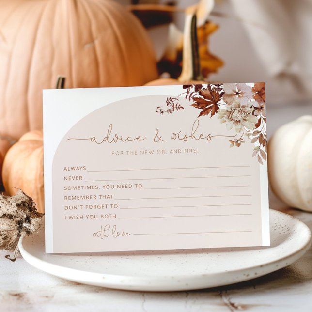Consejo de otoño de Boho y tarjetas de ducha de no (Subido por el creador)