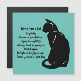 Consejo de un imán de diseño de gato