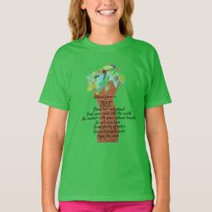 Consejo de una camiseta arbórea