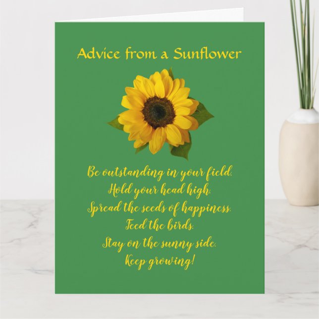 Consejo de una tarjeta de felicitación de diseño d (Anverso)