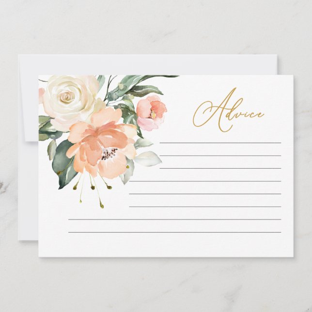 Consejo Floral a la futura invitación de mamá (Anverso)