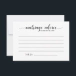 Consejo Matrimonial Para El Nuevo Sr. Y La Sra.<br><div class="desc">Estas tarjetas de consejo matrimonial son la forma perfecta para que los huéspedes puedan aconsejar a la pareja en su boda o en cualquiera de sus eventos bodas.</div>