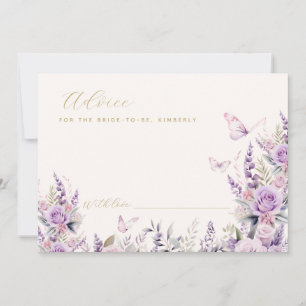 Consejo Para La Mariposa De La Tarjeta De Ducha De