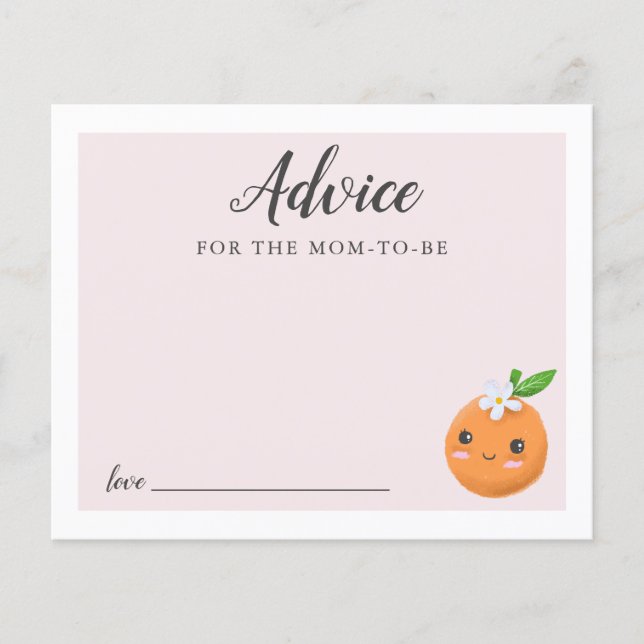Consejo para la tarjeta de ducha rosada pequeña (Anverso)