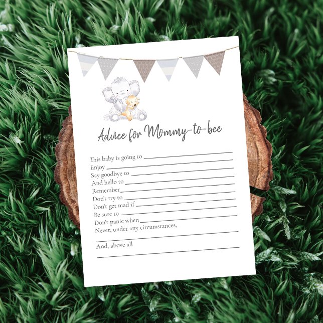 Consejo Para La Tarjeta De Elefante Para Bebés De  (Subido por el creador)