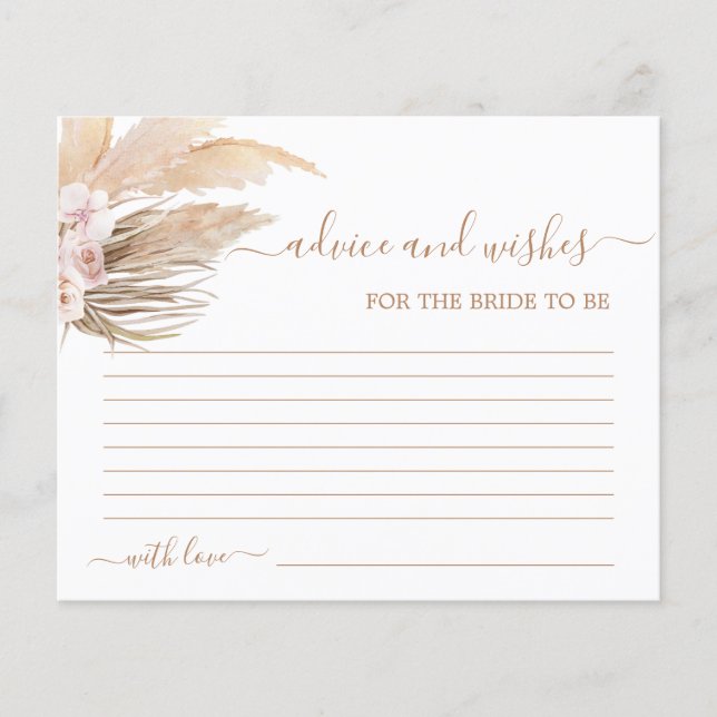 Consejo para la tarjeta de mamá a ser (Anverso)