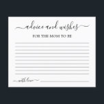 Consejo para la tarjeta de mamá a ser<br><div class="desc">Consejo para la tarjeta de mamá a ser minimalista</div>