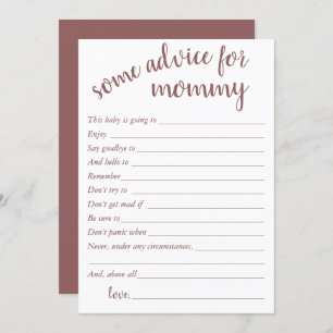 Consejo simple de tazas   Tarjeta Keepsake del Ros