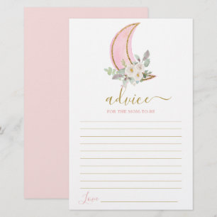 Consejo sobre la luna para que mamá sea la tarjeta