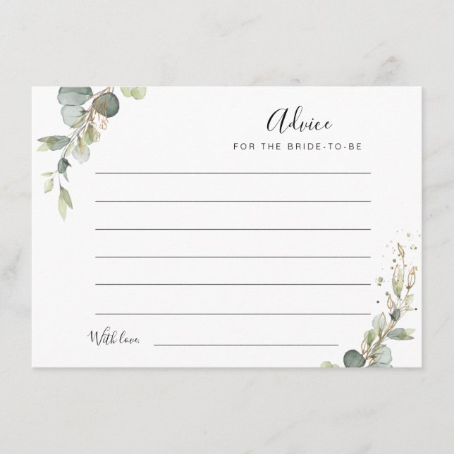 consejo sobre la vegetación de eucaliptos acuático (Anverso)