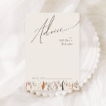 Consejos Boho Autumn Wildflower | Tarjeta de asesoramiento<br><div class="desc">Presentamos nuestra impresionante flor silvestre de otoño | tarjeta de asesoramiento boda beige, que abarca un diseño sencillo y moderno que refleja la belleza de la naturaleza. Con flores de acuarela de otoño prensado y hojas de terracota, captura la esencia de los tonos naranjas quemados en octubre, creando un diseño...</div>