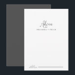Consejos Caligrafía Amor Fancy Script Boda Tarjeta de aseso<br><div class="desc">Esta caligrafía ama la sofisticada tarjeta de consejos de boda de guiones es perfecta para un boda moderno. El diseño, sencillo y elegante, presenta una tipografía de escritura clásica y elegante en blanco y negro. Estas tarjetas son perfectas para un boda, una ducha de novia, una ducha de bebé, una...</div>