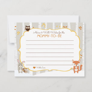 Consejos Cara de Woodland / Tarjeta de asesoramiento Baby S