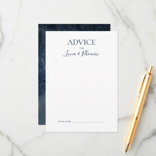 Consejos Cielo nocturno celeste   Tarjeta de asesoramiento 