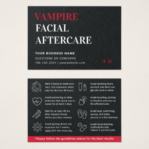 Consejos de atención médica facial para vampiros n