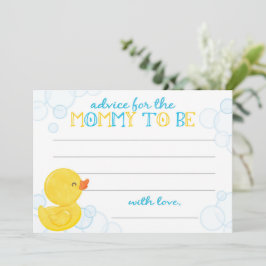 Consejos de Baby Shower para tarjetas de mami sobr
