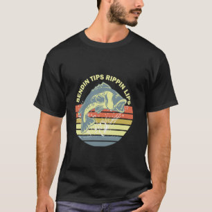 Consejos de doblez Labios rasgados CAMISETA Funny 