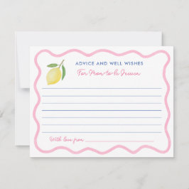 Consejos De Lemones Rosa Girly Para Las Tarjetas D