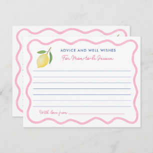 Consejos De Lemones Rosa Girly Para Las Tarjetas D