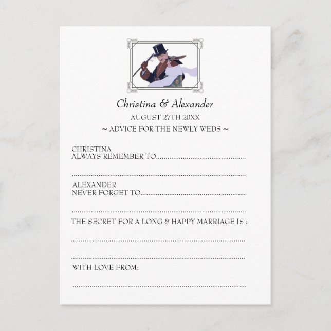 Consejos de tarjetas de bodas y de labios de la vi (Anverso)