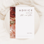 Consejos Marsala Autumn Floral | Tarjeta de asesoramiento d<br><div class="desc">Esta marsala otoño floral | la tarjeta de consejo del boda naval es perfecta para su boda rústico sencillo. El diseño presenta flores modernas de color burdeos y de color azul. Es un lugar con un agradable toque de elegancia clásica, aunque bastante bohemio. Siéntete libre de personalizares y hazlo tú...</div>