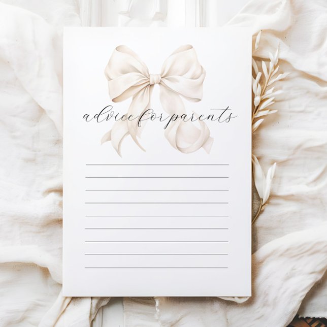 Consejos Neutrales para Padres Tarjeta Baby Shower (Subido por el creador)