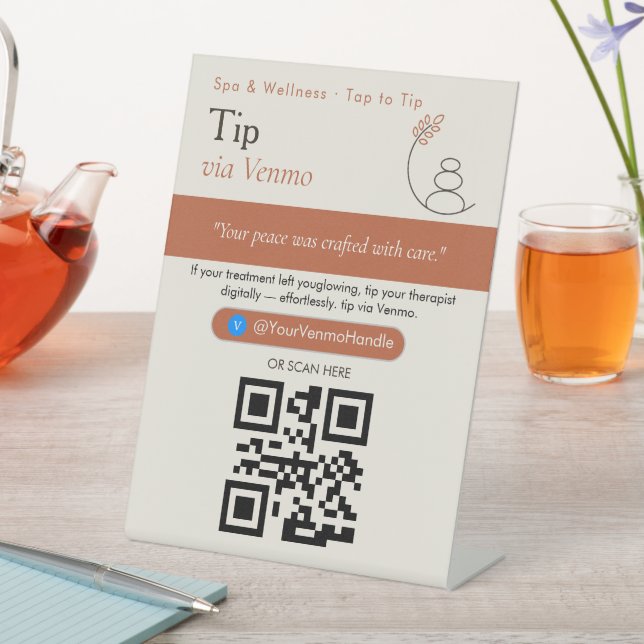 Consejos neutros de Venmo Código QR Señal | Consej (In Situ)