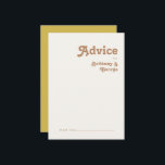 Consejos Playa Retro | Tarjeta de Boda de oro<br><div class="desc">Esta playa retro | la tarjeta de boda dorado es perfecta para su boda de verano boho tropical, de color y vintage. Su original fuente bohemia de mediados de siglo le da a este diseño un minimalista y clásico ambiente hippie. Supongamos que está buscando un diseño que tenga colores cálidos...</div>