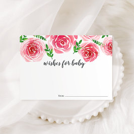 Consejos Rosa de Provenza | Deseos de la tarjeta de bebé