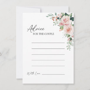 Consejos Tarjeta de asesoramiento para Bodas blancos floral