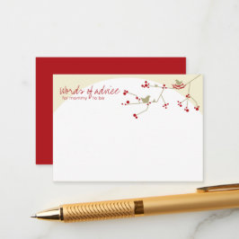 Consejos Tarjeta de asesoramiento para juegos de Baby Showe