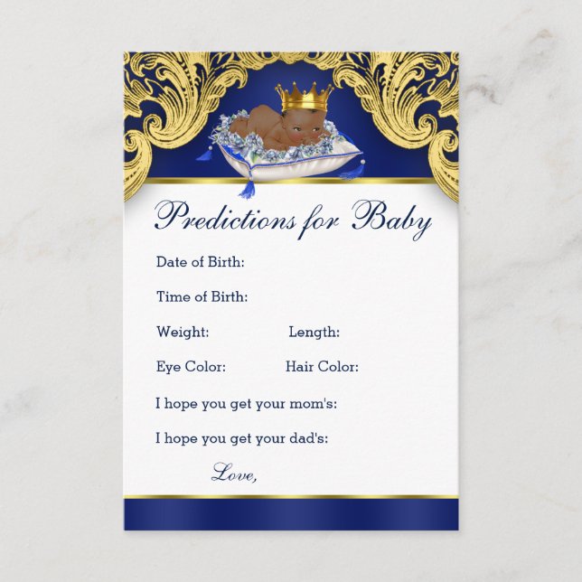 Consejos Tarjeta de asesoramiento y predicciones de Prince  (Anverso)